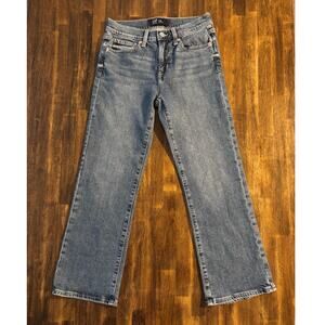 Gap Women’s 2 / 26 x 26 Jeans Kick Fit Straight Crop Mid Rise Cotton Stretch